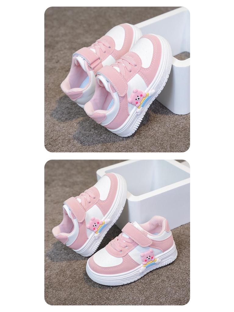 Breathable Cartoon Canvas Walking Shoes for Toddlers - Wear-Resistant, Low-Top Sports Shoes for Girls & Boys
