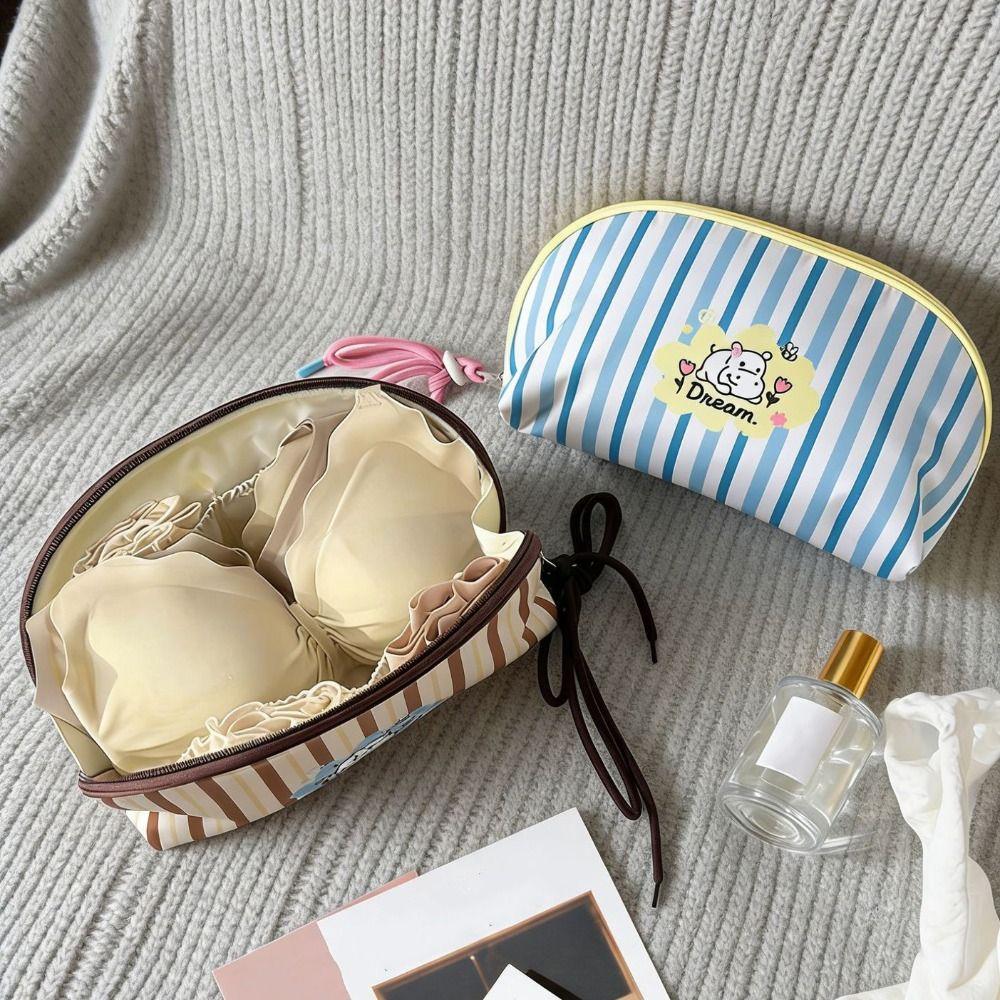 Cartoon Underwear Storage Bag Large Capacity Socks Sorting Pouch Bra Storage Bag Business Trip