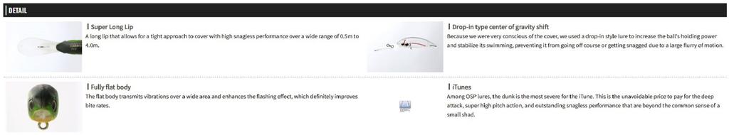 OSP Dunk 48 Подвесной Глубоководный Воблер RP87 (3296)