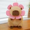 Sunflower Plush Capybara Toys Adorable Cartoon Girl Kid Holiday Dolls Gifts