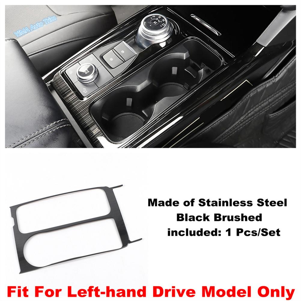 LHD Stainless Steel Car Transmission Shift Gear Panel Decoration Frame Cover Trim Fit For Ford Explorer - Accessories