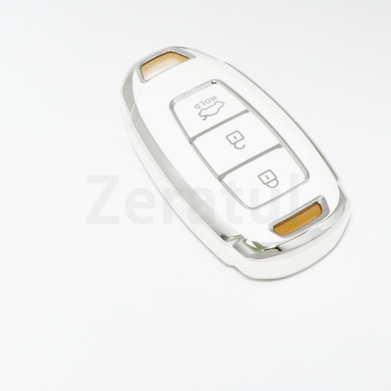 3/4/5 Кнопок Для Hyundai Encino Kona Solaris Azera Grandeur Elantra Santa I30 Ix35 Accent Fe Чехол Брелок ТПУ Чехол-Крышка для Автомобильного Ключа