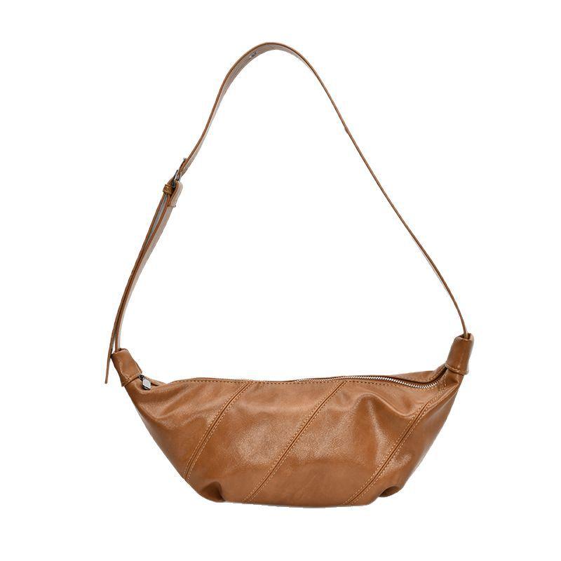 Сумка-мессенджер для пельменей в стиле ретро, женская, премиум-фактура, однотонная, через плечо