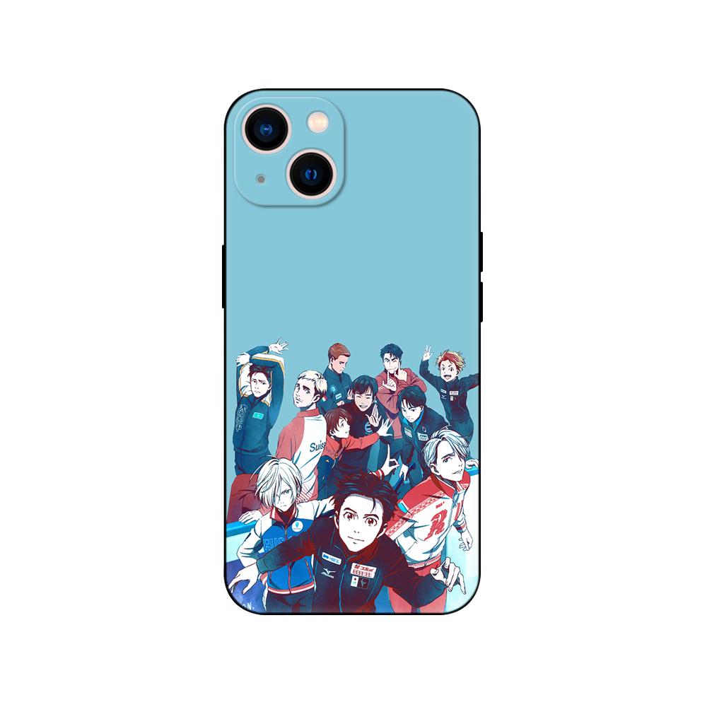 Черный чехол из ТПУ для Samsung galaxy S22 S20 S21 FE PLUS ultra+S10 E lite задняя крышка yuri on ice history maker