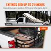 Truck Bed Extender, Aluminum Retractable Tailgate Extender, 55.5"-68", Fits for Ford Super Duty, F150, Dodge Ram 1500/2500/3500, Toyota Tundra, Nissan