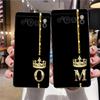 Чехол для телефона Google Pixel 8 A 7 6 Pro 6A 5G черный мягкий противоударный чехол TPU Shell Coque Diamond Crown Letter Letters