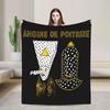 Плед-игрушка Angine de Poitrine Band, Музыкант, Плюшевый плед, Забавные пледы для дома 150*125 см, Плюшевое тонкое одеяло,