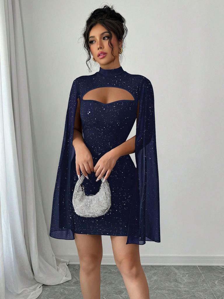 European and American women's clothing design sense party feeling hip skirt early autumn new dress
