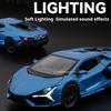 Масштаб 1:32 Revuelto 720S Модель спортивного автомобиля Игрушка Двери открываются Оттянуть Назад Звук Свет Модели суперкаров Подарки для детей