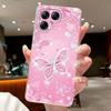 Для Tecno Pova 7 Pro LJ8 Чехлы Pova7 Ultra LJ9 Neo LJ6 LJ7 Funda Цветок Бабочка Чехол для Телефона Мягкий Силикон Прозрачный ТПУ Чехол