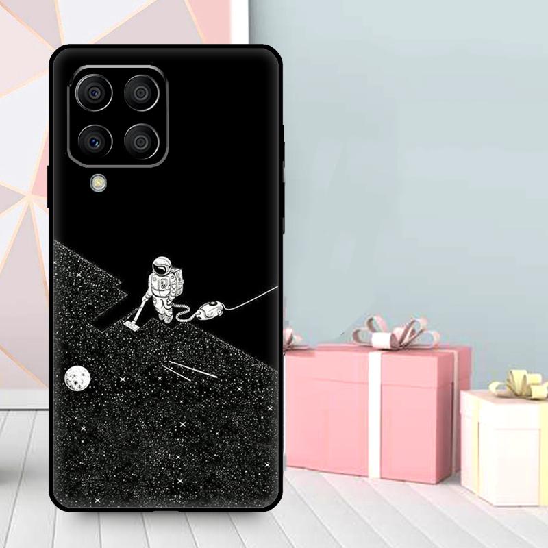 Astronaut Star Space Case For Samsung Galaxy M16 M31 M21 M13 M33 M53 M15 M35 M55 M36 M56 M12 M32 M52 M14 M34 M54
