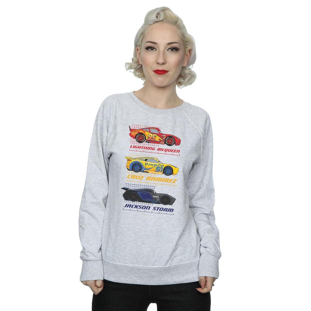 Disney Womens/Ladies Cars Racer Profile Sweatshirt