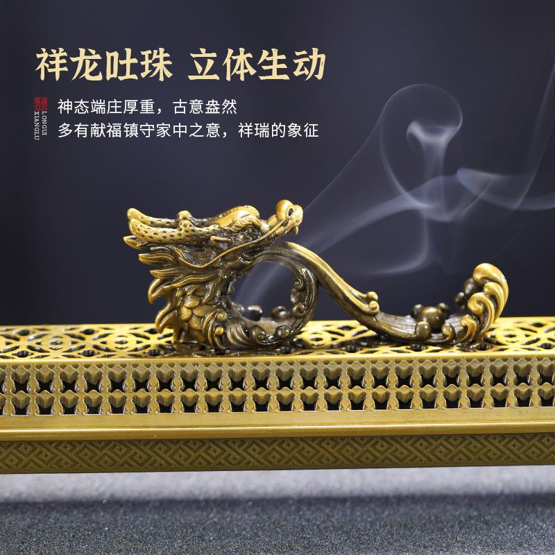 YXY Xianglong Spits Beads курильница металлическая 2023 дракон медный сплав держатель благовоний для 21 см палочки благовоний дзен домашний декор