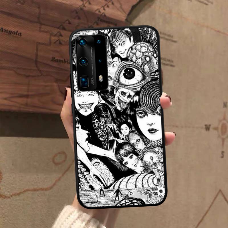 Чехол для телефона Junji Ito Terror Horror Anime для Huawei P50 P40 E P30 P20 Pro P10 Lite P Smart Y6 Nova3E Honor10
