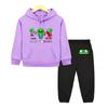 Game Garten of Banban Monster Print Hoodies Sets Casual Long Sleeve Baby Children Sweatshirts Soft Kawaii Cartoon Boys/Girls Tops Fleece Hoodie