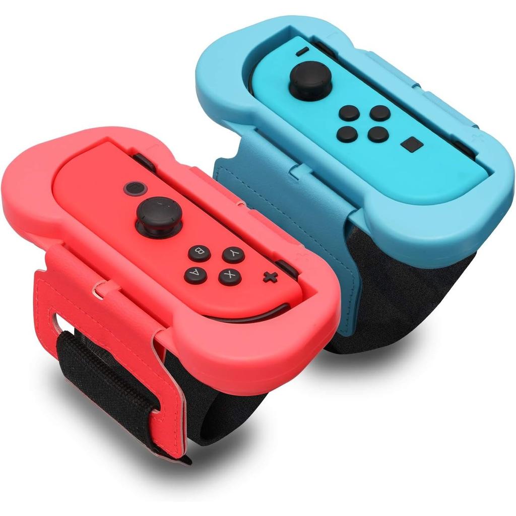 Браслеты,Dance 2024 2023 2022 для Zumba Burn It Up для Nintendo Switch и Switch OLED Модель для Joy-Cons,Регулируемый эластичный ремешок,Два размера,2 шт. в упаковке