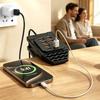 Data Channel USB Splitter Clamp-Mounted Desktop USB Charger Charging Station  Desktop