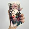 Sweet Soft Phone Case for Samsung Galaxy A15 A155 A156 4G 5G Fashion Cool Painted Cases Protection Back Cover Accessories Casing