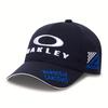 Oakley Черная Кепка с Охлаждающим Касанием, Фиксированный Размер, 26.0, Мужская, Влагоотводящая, Быстросохнущая, Эластичная, Антибактериальная, Устойчивая к Запахам,