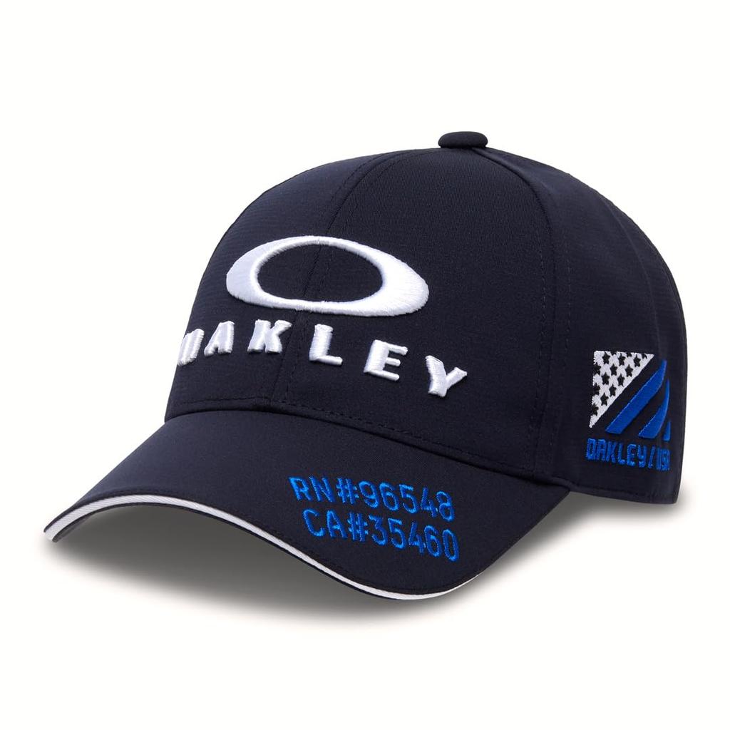 Oakley Черная Кепка с Охлаждающим Касанием, Фиксированный Размер, 26.0, Мужская, Влагоотводящая, Быстросохнущая, Эластичная, Антибактериальная, Устойчивая к Запахам,