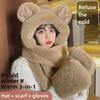 Женский зимний комплект из шапки, шарфа и перчаток Little Bear: Уютное, стильное и теплое плюшевое трио