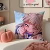 Популярная наволочка для подушки Himiko Toga My Hero Academia, короткий плюш, скрытая молния, чехол для диванной подушки