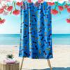 Colorful scattered bones Print beach towel, quick drying, suitable for travel, outdoor sports, jogging, the beach and swimming, gift