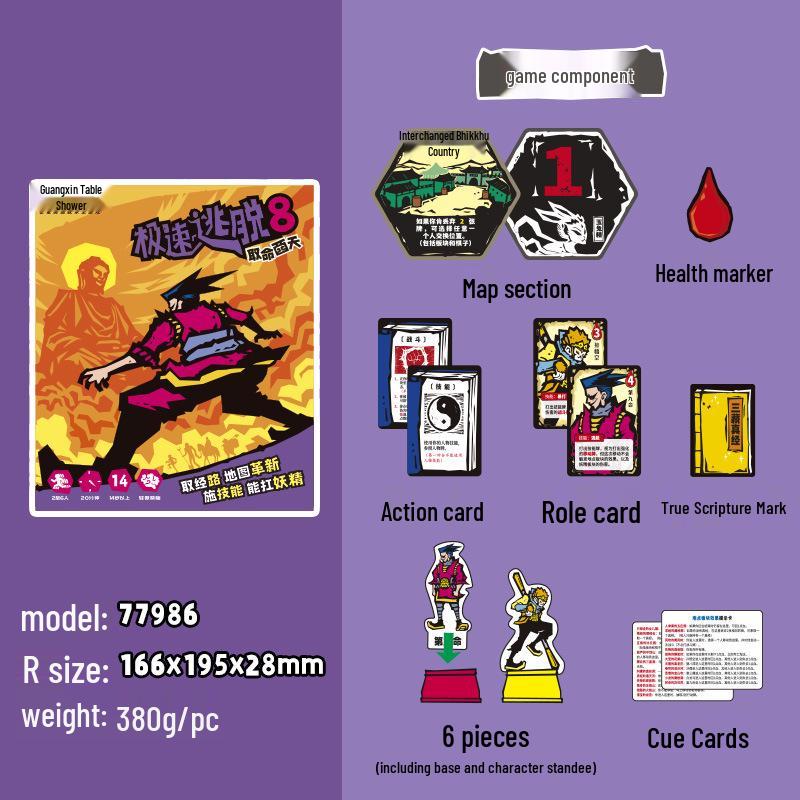 Rapid Escape Strategy: Family Party Tabletop Game for Kids and Adults