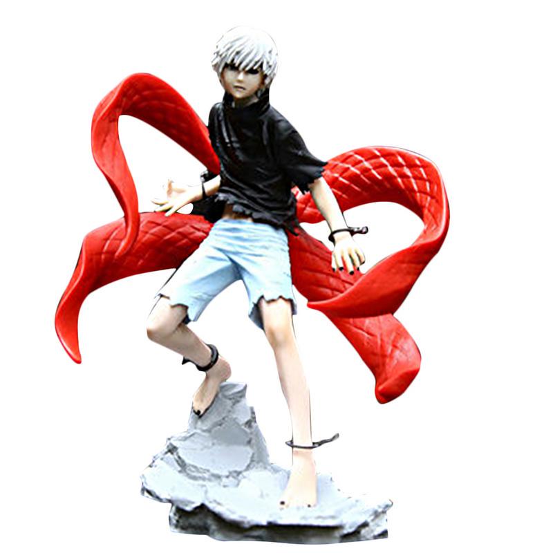 Большая версия Kaneki Ken Garage Kit Токийский гуль Подвижная половина Kakuja Kaneki Маска Кукла Модель с красным хвостом