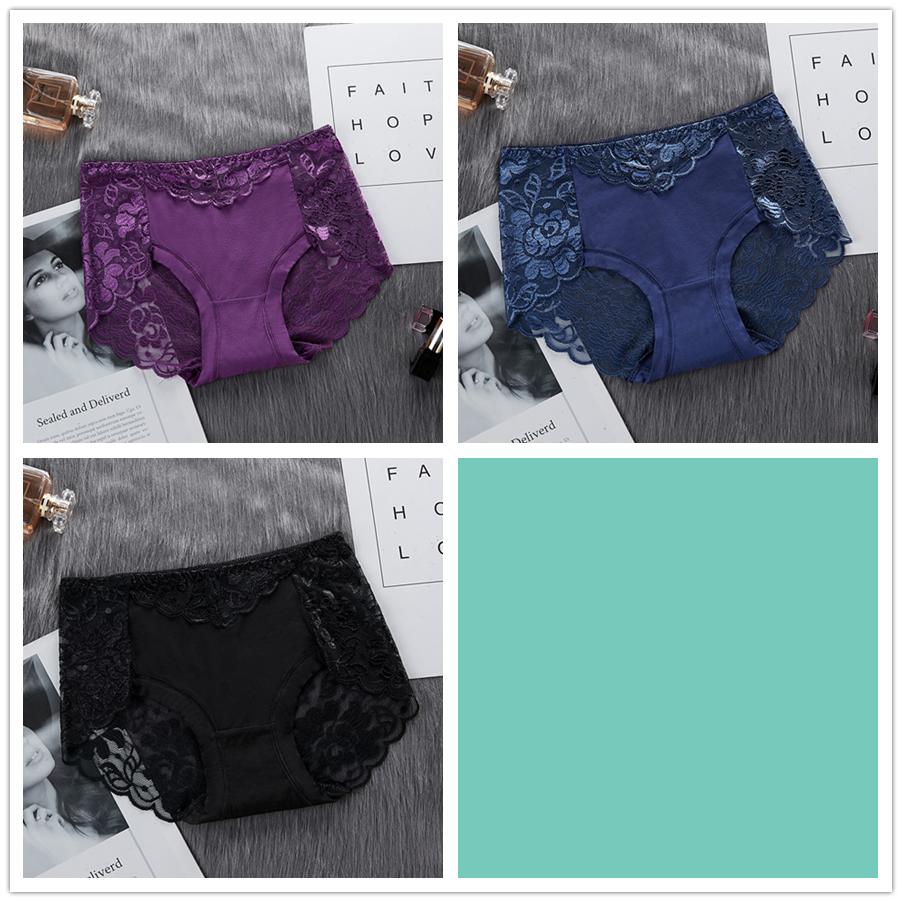 Сексуальные трусики средней талии, кружевное женское нижнее белье, утягивающее бедра, женское нижнее белье, треугольные трусики