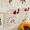 Fabric Christmas Advent Calendar with Multiple Pockets Easy To Hang 24 Days Countdown Advent Calendar Hanging Storage Bag