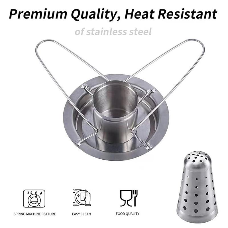 Stainless Steel Chicken Roaster Rack Chicken Holder For Grill And Smoker Roasting Chicken Stand BBQ Tool Kitchen Party Supplies