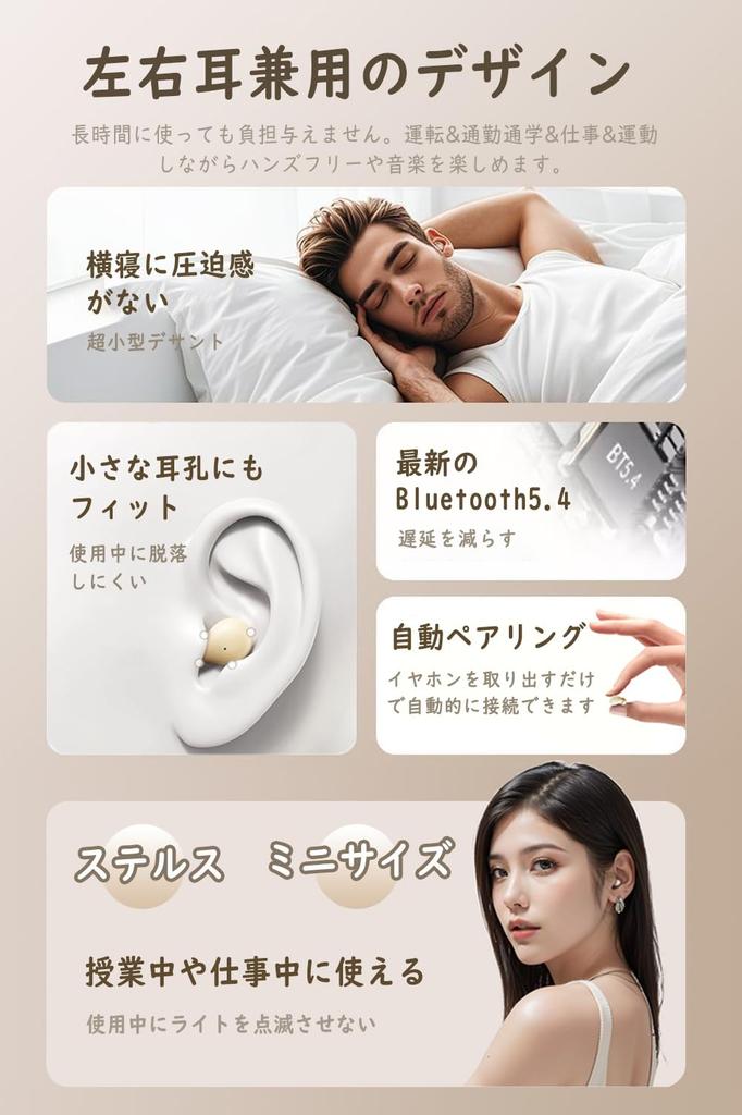 SZHTFX Одноухий Bluetooth 2 г Одноухий Беспроводной Звук Автоматически Совместимый с 5.4 Наушниками, Мини, Ультралегкая Гарнитура, Наушники, Hi-Fi