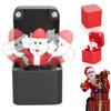 1/2/4Pcs Christmas Middle Finger In A Box Ornament Pop-up Santa Claus Reindeer Snowman Box