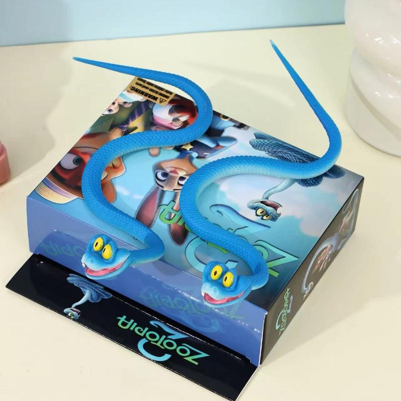 Zootopia 2 Snake Gary Figure Model Statues Handmade Full Body Joint Movement Fashionable Children's Collection Gift Toys