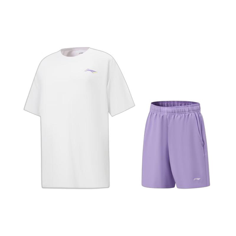 Li-Ning Молодежный комплект для соревнований с коротким рукавом, быстросохнущий