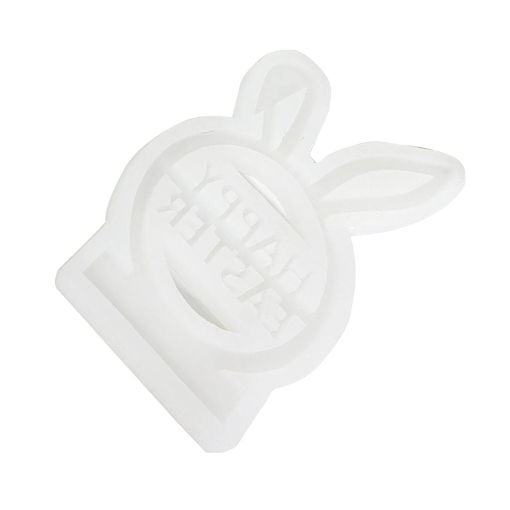 Happy Easter Candle Holder Molds, Easter Theme Candle Stand Molds with Base for DIY Candle Holder Easter Decorations