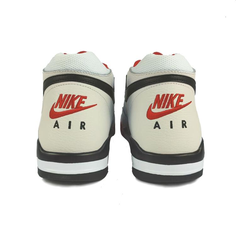 Nike Flight Legacy Искусственная кожа Амортизация Средняя высота Винтажные Баскетбольные кроссовки Унисекс Красный Белый BQ4212-100(Команда183-)