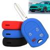 4/5 Buttons Silicone Case Durable Car Key Shell Accessories Car Key Cover for Ford Car