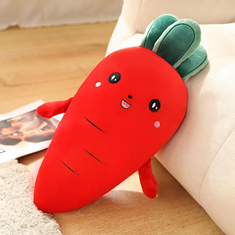 Soft Vegetables, Carrots, Throw Pillows, Plush Toys, White Radishes, Dolls, Kindergarten Teaching Props, Children'S Rag Dolls