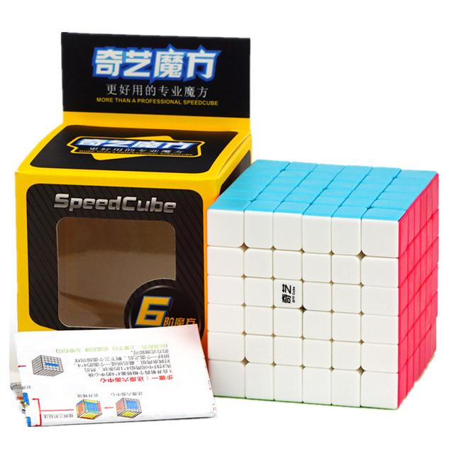 Волшебный куб Qiyi Speedcube без наклеек, 4x4, 5x5, 6x6, 7x7, 8x8, скоростные кубики-головоломки, игрушки в подарок