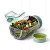 Lunchbox 2 in 1 salad jar with sauce container