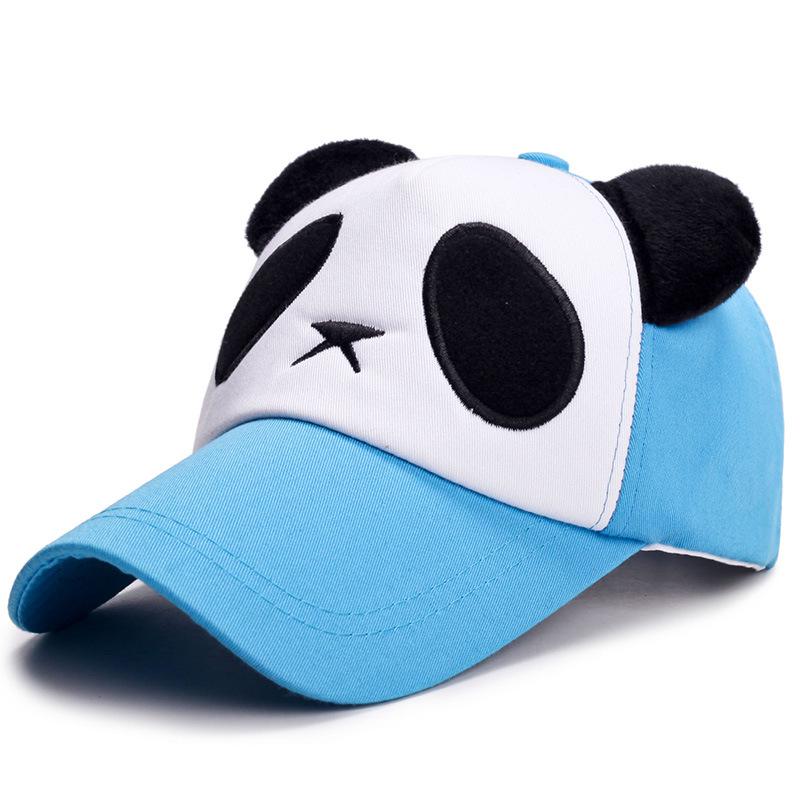 Летние Милые Бейсболки с Пандой Для Мужчин Женщин Хлопок Хип-Хоп Snapback Кепки Защита от Солнца Мальчики Девочки На Открытом Воздухе Gorras Дропшиппинг