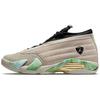Aleali May X  Air Jordan 14 Retro Low SP Fortune Women Sneakers Tan Light-Sand White DJ1034-200