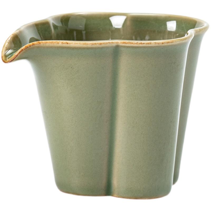 Бамбуковая Глазурованная Керамическая Чашка для Фэйрвея в Винтажном Стиле Чайное Море Китайский Домашний Чайный Набор для Кунг-Фу Без Ручки Чайные Чашки Равномерные Чашки