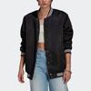 adidas Оригинальная теплая хлопковая куртка-бейсболка с принтом Disney Bambi, женская куртка, черная HE6867