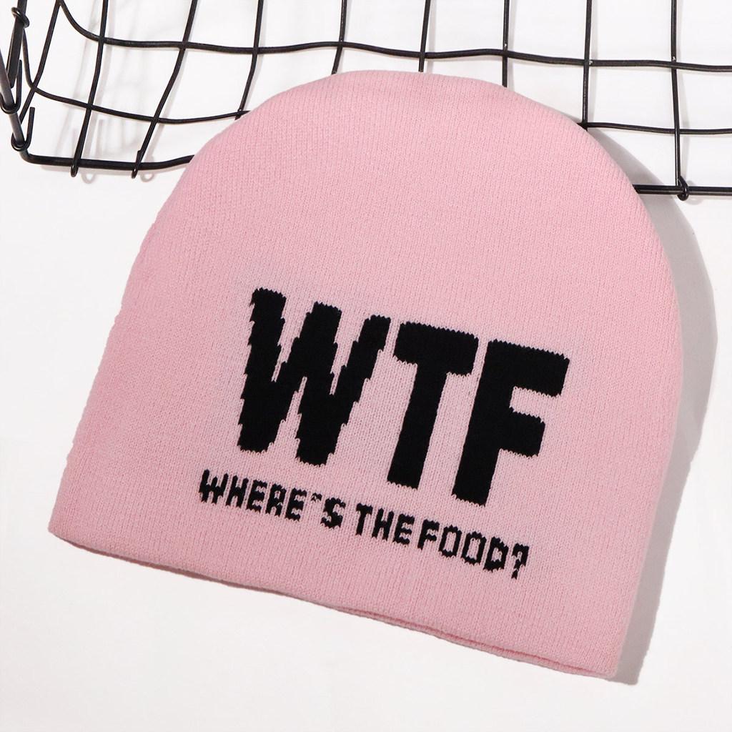 Embroidery Letter Design Knit Hat With Alphabet For Daily Warmth Fashion Wear