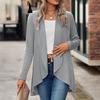 Women's Fashion CasualSolid Color Print Autumn Winter Long Sleeve Cardigans