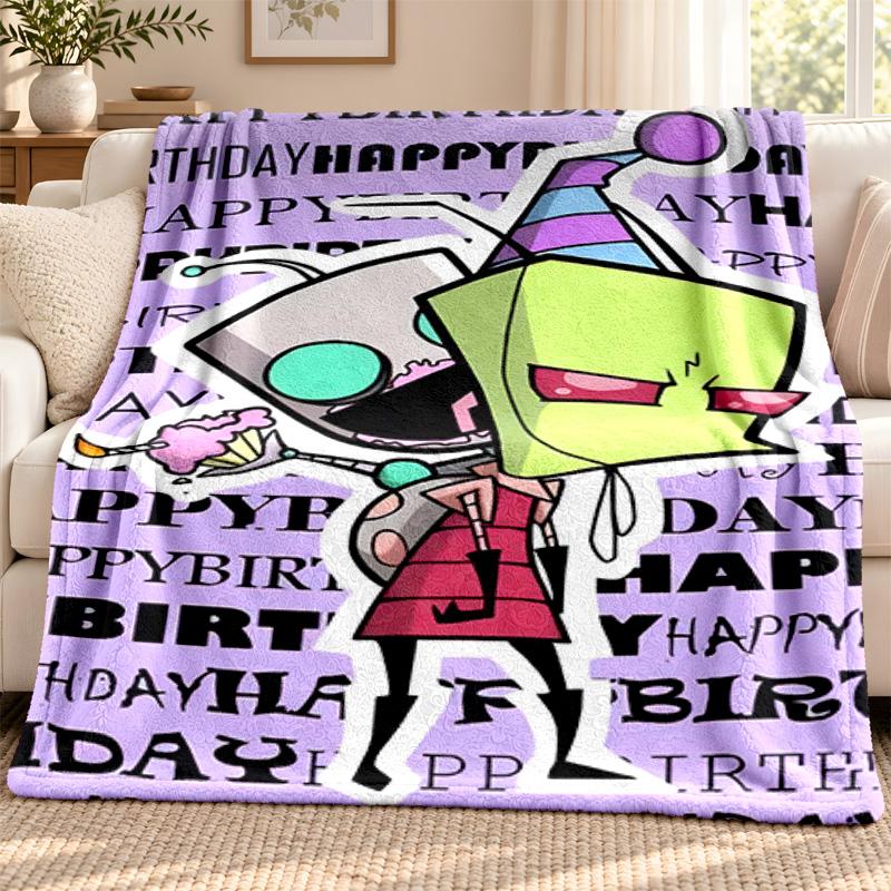 Gir blanket Flannel Blanket Soft Cozy Plush Throw for Sofa Bed Lightweight Home Decoration Outdoor camping