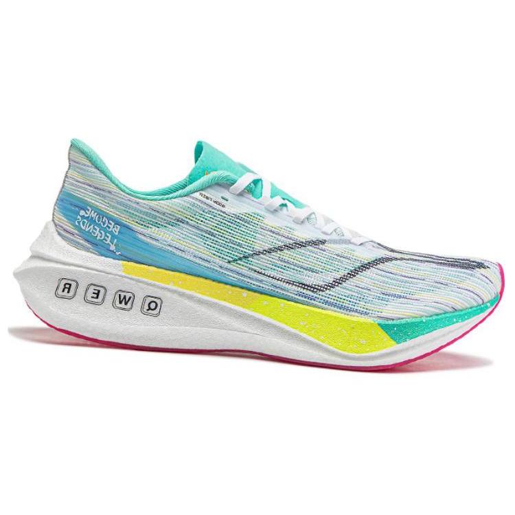 LOL x Li Ning Feidian 3 Challenger Устойчивые к истиранию Низкие Беговые кроссовки Мужские Белые ARMT037-23
